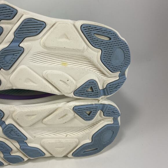 Hoka One One Clifton 9 Running Shoes Womens Size 7.5 B Ocean Lilac Blue Athletic - Picture 9 of 10